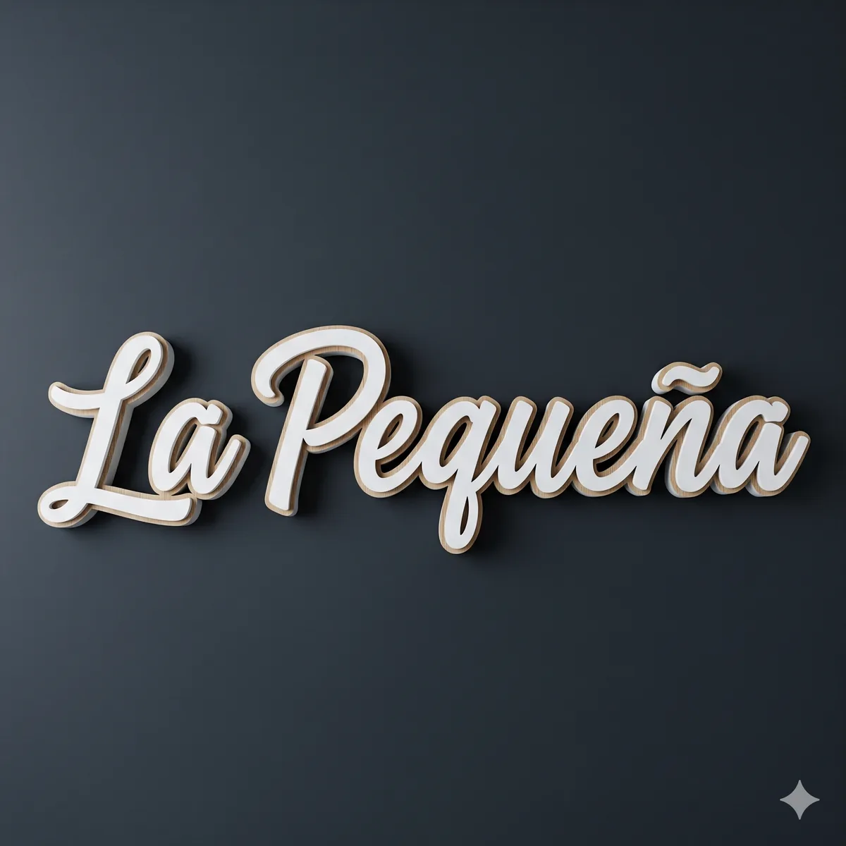 Letrero La Pequeña Chamberí